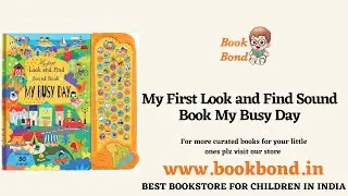 My First Look and Find Sound Book My Busy Day -  boardbook