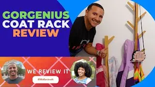 Great Bamboo Coat Rack made by Gorgenius. (Demonstration & Review)