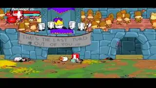 Castle Crashers: Barbarian Character Unlock- Kings Arena Stage