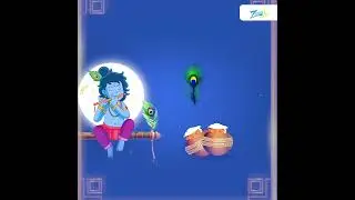 Happy Krishna Janmashtami! 🌸 | Celebrate with Joy and Devotion | #Shorts