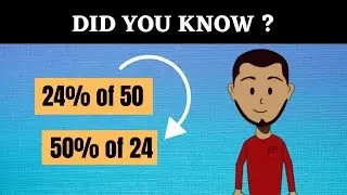 A quick way for finding the percentage of a given value