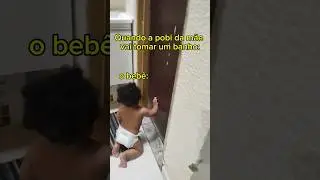 ele esperou eu sair aaa🥺 #maedemenino #vidademãe #maternidade #shorts