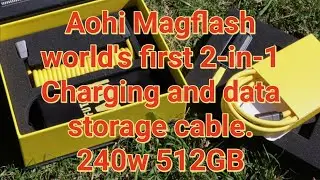 MAGFLASH World’s First 2-in-1 Charging & Storage cables. TRANSFER A 10GB FILE IN UNDER 20 SECONDS 😲