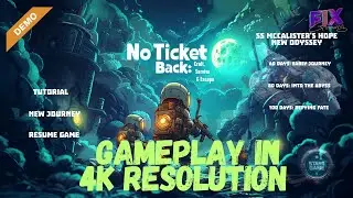 No Ticket Back: Craft, Survive & Escape | 4K Gameplay | Release Date: Q1 2025