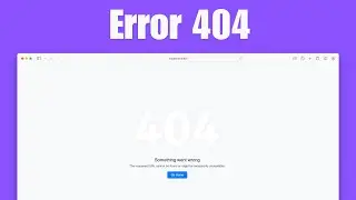 Simple 404 page design using HTML & CSS | Website Development