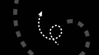 3 quarters circular arrow 
