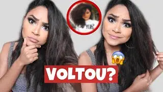 PORQUÊ EU ALISEI MEU CABELO?? VOLTANDO AOS CACHOS - ROTINA