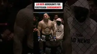 ¡El deportista engreído fue severamente castigado!