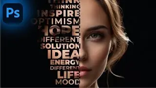 Face Text Effect Tutorial in Photoshop