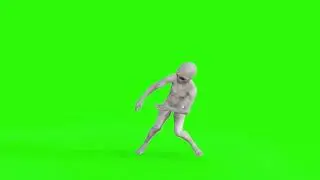 GREEN SCREEN 3D ALIEN DANCING