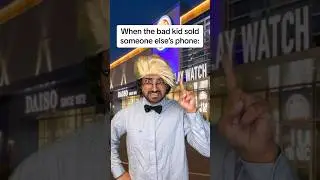 When the bad kid sold someone else’s phone 📱#comedy #shorts