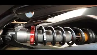 Elka shock adjustment and load test on the Ryker 900.