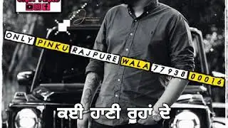 Aaj kal ve sidhu moose wala sad romantic status only Pinku