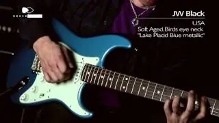 【Brusheight】J.W Black Guitars USA Soft Aged Birds eye neck Lake Placid Blue metallic 【For SALE】Part1