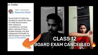Class 12 cbse board exam cancelled-Student reaction 