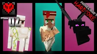 Iron Farming : Villager Trading : Dragon Fighting [Hardcore 2 EP.02]