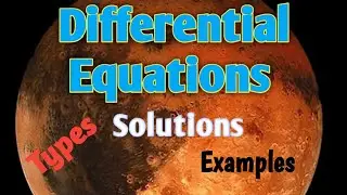 Differential Equations -part 2|Linear and Exact Differential Equations