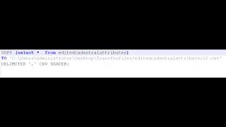 PostgreSQL - Copy table using SQL statement to comma delimited CSV file