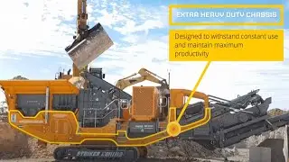 Striker HQR1112 Mobile Impact Crusher with Recruit screen