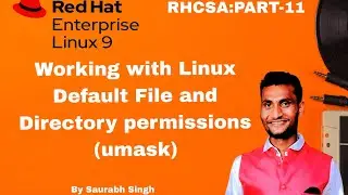 Working with Linux default file & Directory Permissions with umask command | Linux Permissions part4