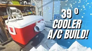 DIY- Air Conditioning Cooler Build Reaches 39 Degrees!!