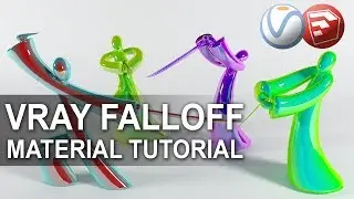 Vray Sketchup Vray FallOff Material _ Vray for Sketchup Tutorial