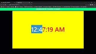 DIGITAL CLOCK IN JAVASCRIPT