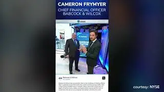 B&W CFO Cameron Frymyer on “Taking Stock”, January 8, 2026 (courtesy: NYSE)