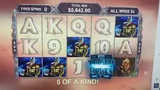 $21 spins on Thunderstruck 2