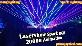 Lasershow Spark RGB 2000B Animation