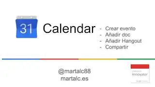 Google Calendar: Crear evento, añadir Hangout