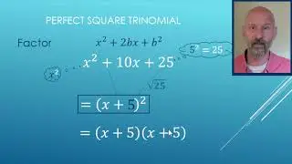 Master Factoring Perfect Square Trinomials: x² + 10x + 25 Made Easy!