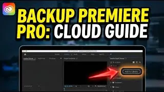 How to backup Premiere Pro projects with Creative Cloud Libraries - Beginner Guide