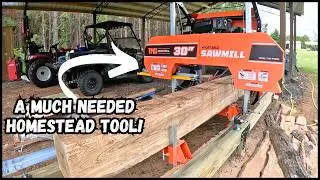 Sawmill On The Homestead! TMG-PSM30 Install And Review!