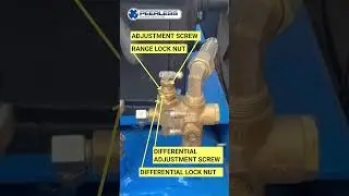 Pressure adjustment - Conrader Idler Control Valve on a Peerless Air Compressor