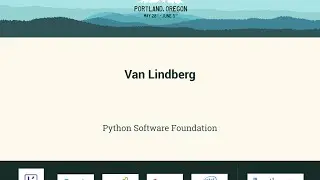 Van Lindberg - Python Software Foundation - PyCon 2016
