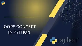 oops concept in python | class & object | python programming #pythonforbeginners #pythontutorial
