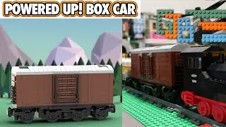 LEGO Train Projects  - Powered Up Box Car and Modifications