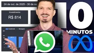 Como criar relatório em 10 minutos para tráfego pago campanhas de mensagens no facebook ads do zero