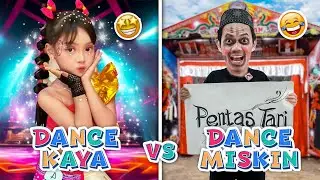 LEIKA RICH DANCE PARTY VS TOMPEL BROKE DANCE PARTY 😱 FUNNY KIDS VIDEO