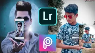 PicsArt and Lightroom simple mobail photo editing//alok creation//