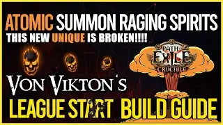 Atomic Summon Raging Spirits - SRS Bomber League Starter Build Guide for 3.21