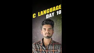 C Language Day 10 | #clanguage #clanguageforbeginners #clanguageintelugu #clanguageprogramming