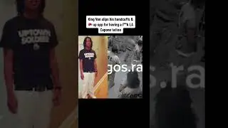 King Von slips handcuffs & Beats up a opp for having a F**k LA Capone 🕊 tattoo 😬 #kingvon