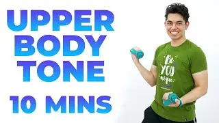 10 Min Upper Body Toning • 1300 Steps • Walking Workout #170