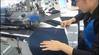 welt pocket attaching machine 