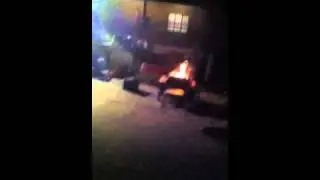 Beer can explodes near bass boat gun accidentally goes off