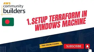 1. Setup Terraform in Windows Machine | Bangla Tutorial | 2024