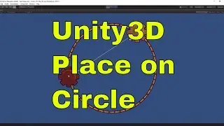 Draw Circle and place object on circle using Line Renderer - Unity [ENG]