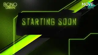 Animated Offline Screens for Twitch • GREEN pack